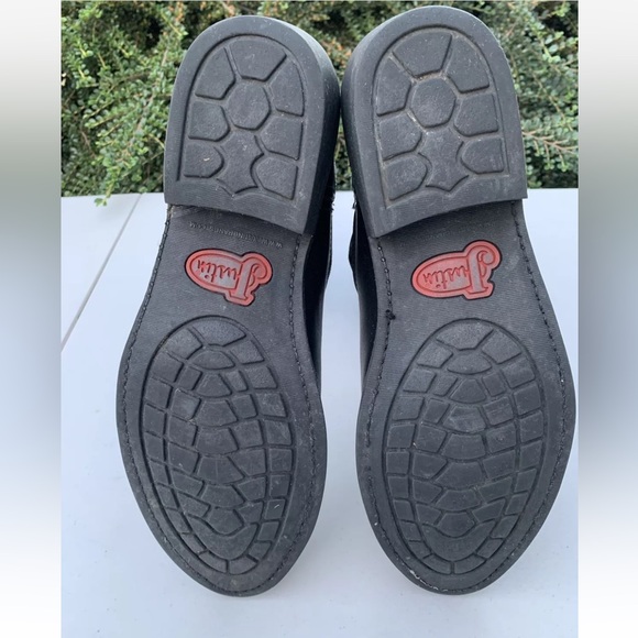 Justin Basic Leather Boots Mens Size 13D Style #JB1104 Black Cowboy Western Work - Picture 8 of 12